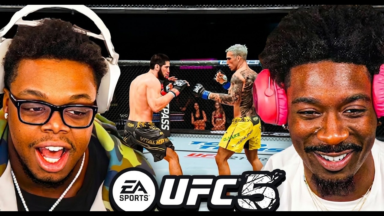 Напряженная ставка в 1000 долларов на UFC 5 между Каффемом и Брюсом ДропЭмОффом!