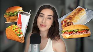 ASMR | My Fast Food Favorites