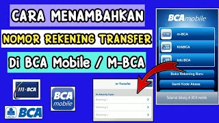 Cara Mendaftarkan Nomor Rekening di M Banking BCA || Tutorial BCA