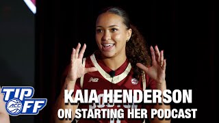 Boston College's Kaia Henderson On Starting A Podcast | 2025 ACC Tipoff