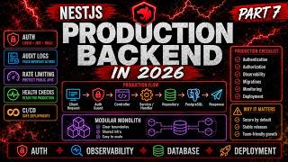 How I Would Build a Production NestJS Backend in 2026