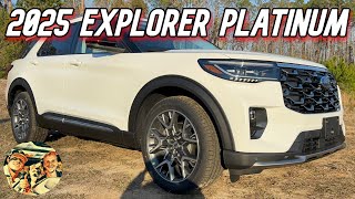 2025 FORD EXPLORER PLATINUM: Star White, 400 HP Ecoboost V6 & Luxury Tech for the Ultimate Ride!