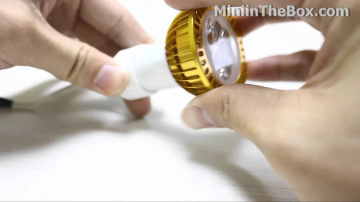 GU10 3-LED powered Warm White Light Bulb  From MiNiInTheBox