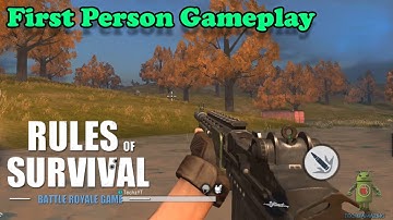 RULES OF SURVIVAL - FIRST PERSON VIEW MODE GAMEPLAY ( UPDATE )