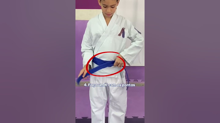 Como amarrar sua faixa de judô ? #judo #ninja #naruto #judobasics