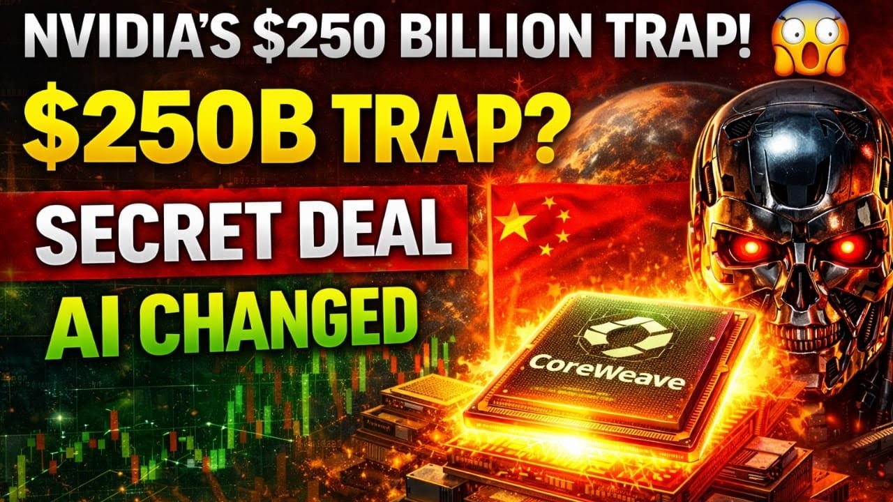 "NVIDIA'S $250 BILLION TRAP! 🤯 The Secret CoreWeave Deal Just Changed AI Fore