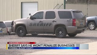 Alabama sheriff won't enforce order on virus protections