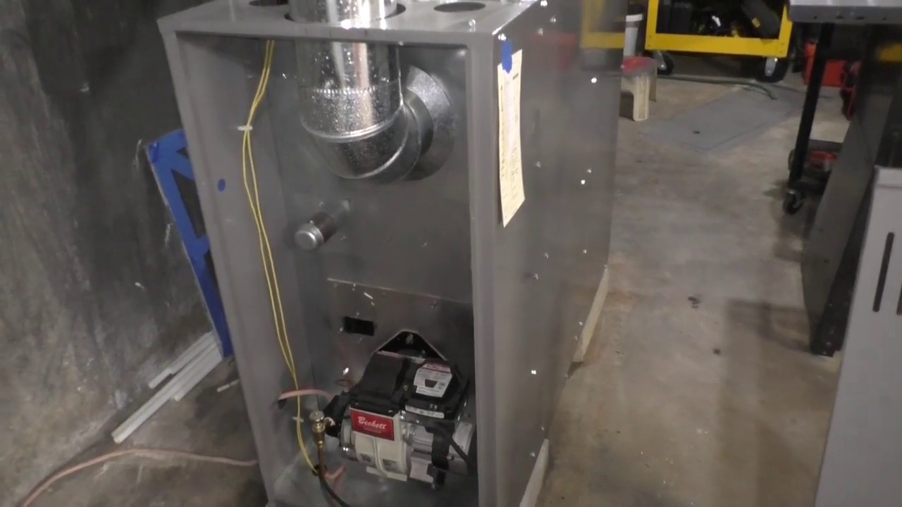 New Rheem Oil Furnace - One Year Later - Carbon Issues / Annual Maintenance  - YouTube