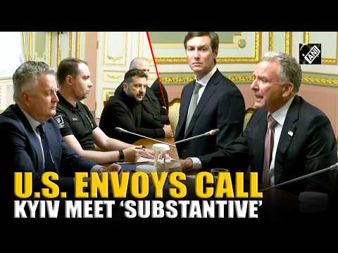 Video U.S. envoys call meeting with Ukraine president substantive as peace efforts continue in Kyiv