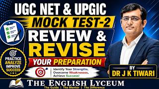 UGC NET &amp; UPGIC प्रवक्ता MOCK TEST-2 [[ BY  DR J K TIWARI II REVIEW AND REVISE YOUR PREPARATION