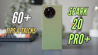 Tecno Spark 20 Pro+ 60++ Tips and Tricks | All Hidden Features Test | 🔥🚀⚡ Maximize Your Experience |