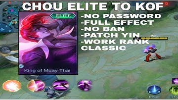 NO PASSWORD- CHOU ELITE TO KOF PATCH YIN NO PASS NO BAN BY WALTZ