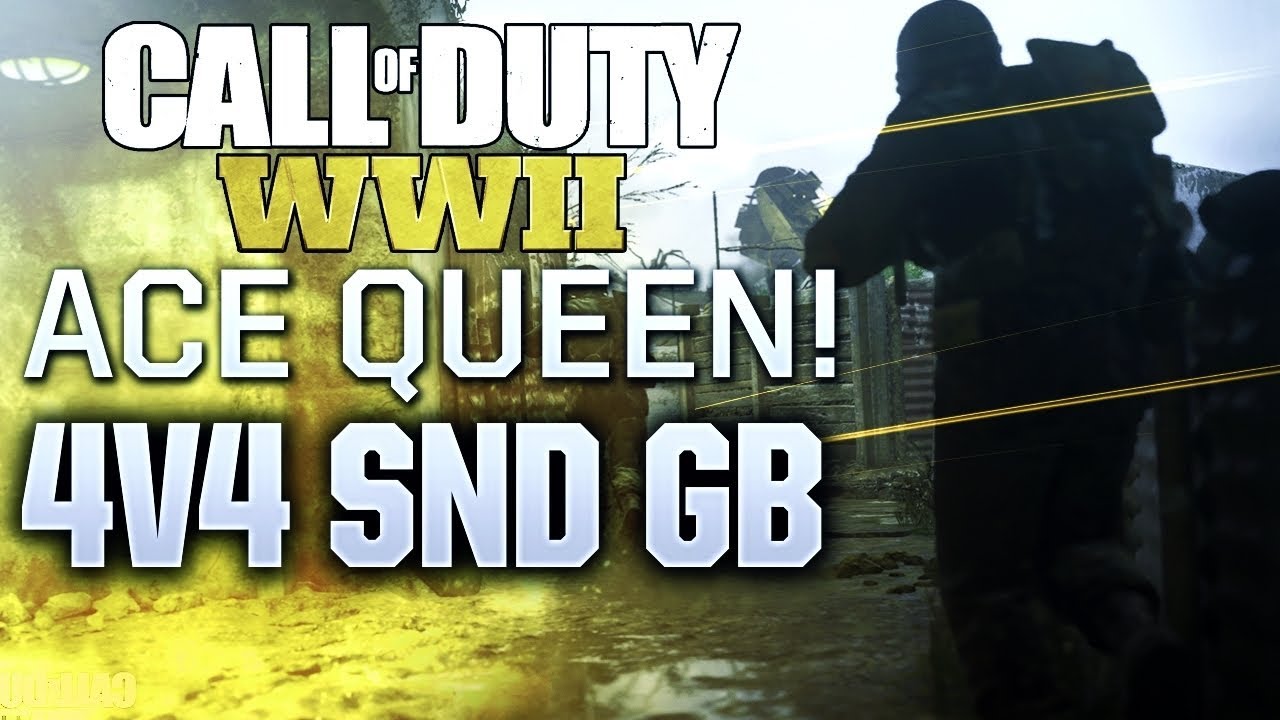 ACE QUEEN! (CoD WW2 SnD GB w/ OpTic MiDNiTE)