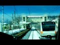 雪のＪＲ五日市線　拝島 ⇒ 武蔵五日市　2014.02.09 の動画、YouTube動画。