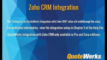 Zoho CRM Integration Overview