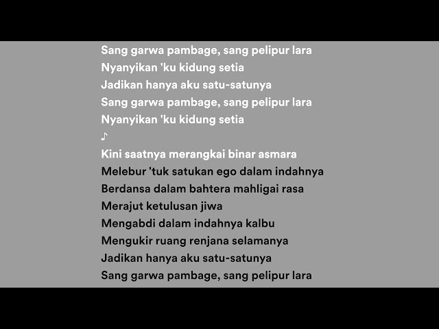 Asmalibrasi - Soegi Bornean (Lyrics) class=