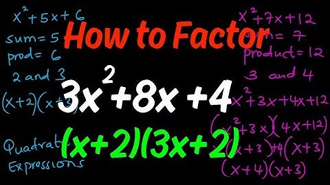How to factor quadratic expressions||KCSE Mathematics Revision