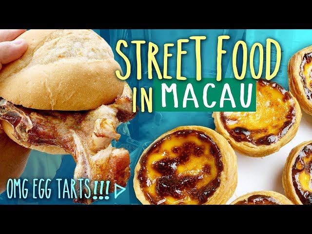 Trying TRADITIONAL Eats & Local Street Food in Macau China | OMG EGG TARTS!