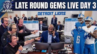 📱 Lions NFL Draft Late Round Gems: LIVE Round 3 Analysis from the Grey Manes Southern Command Cent