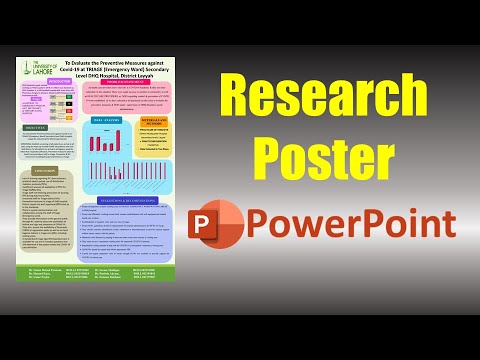 how to create a research poster in powerpoint