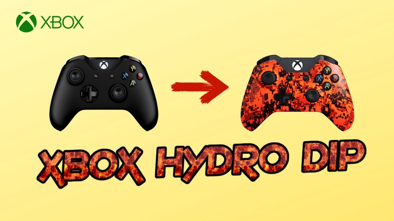 XBOX controller Hydro Dip YouTube