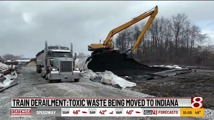 Ohio train derailment's toxic waste being moved to Indiana