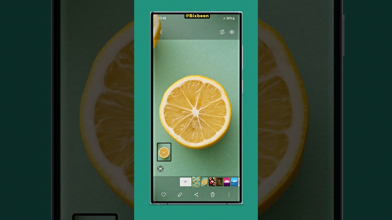 Take Quick Image Crop on Gallery Samsung
