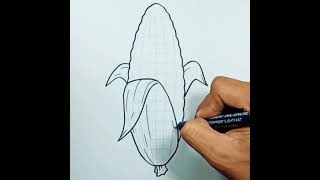 How to draw Corn #shorts