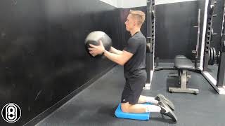 Activ8 | Tall Kneel Medicine Ball Alternating Front Throw with Hip Hinge