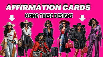 How to Create Affirmation Cards with ChatGPT & Canva | Design Your Own Positive Cards
