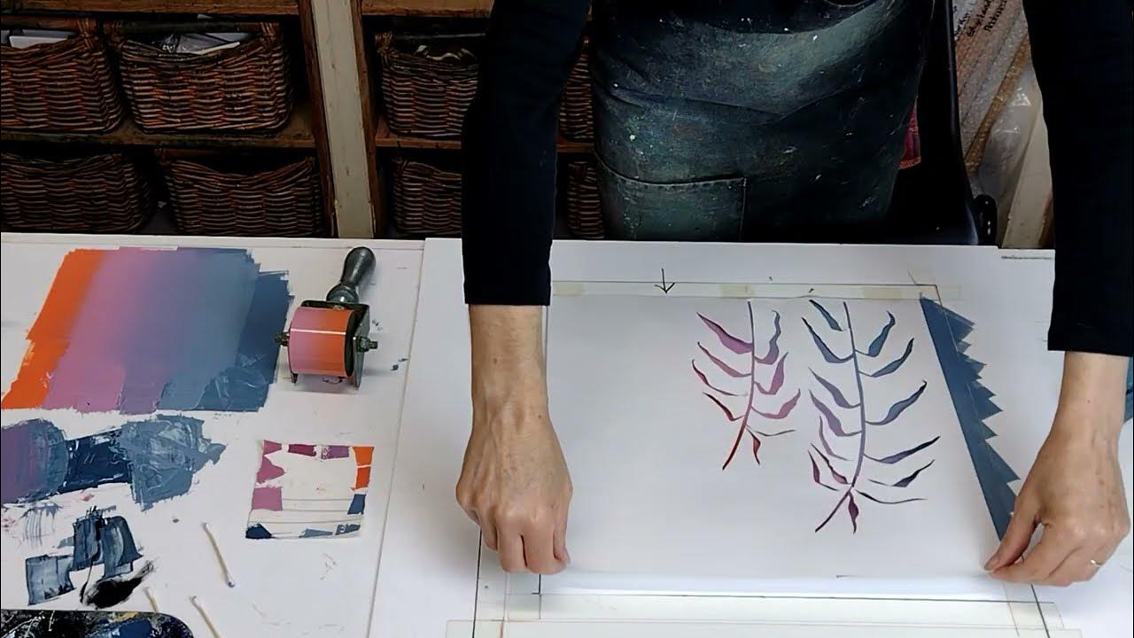 monoprinting-with-a-paper-stencil-youtube