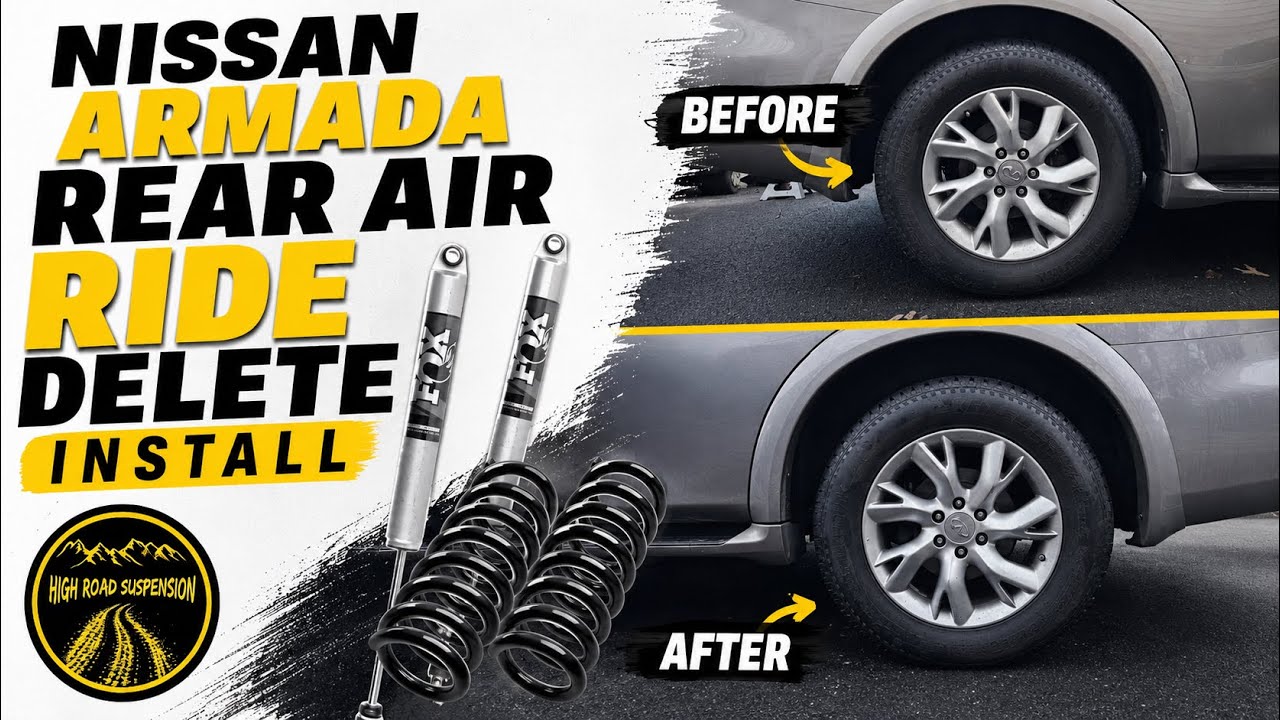 Bilstein Rear Air Shock Delete Kit | Nissan Armada, Infiniti QX56
