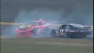 Bud Shootout Practice Crash NASCAR Daytona 2010