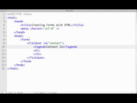 BYUH IT 240 Structuring Web Forms with HTML