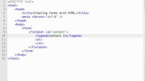 BYUH IT 240 Structuring Web Forms with HTML