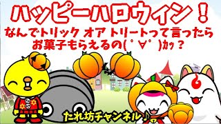 【絵本】ハッピーハロウィン♪　トリックオアトリート　たれ坊チャンネル♪