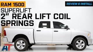 2009-2018 RAM 1500 SuperLift 2-Inch Rear Lift Coil Springs Review & Install