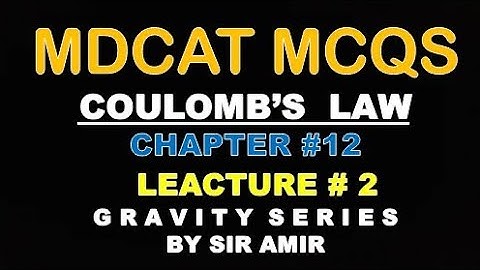MDCAT MCQS.COULOMB