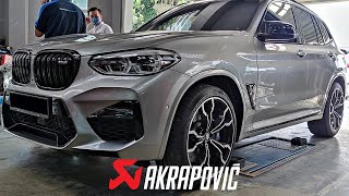 BMW X3M AKRAPOVIC EXHAUST | THE M3 IN SUV FORM