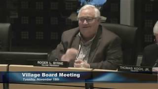 Vernon Hills Village Board Meeting - 11/19/19