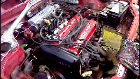 Corolla AE92 4AGE Bigport MAP swap first start