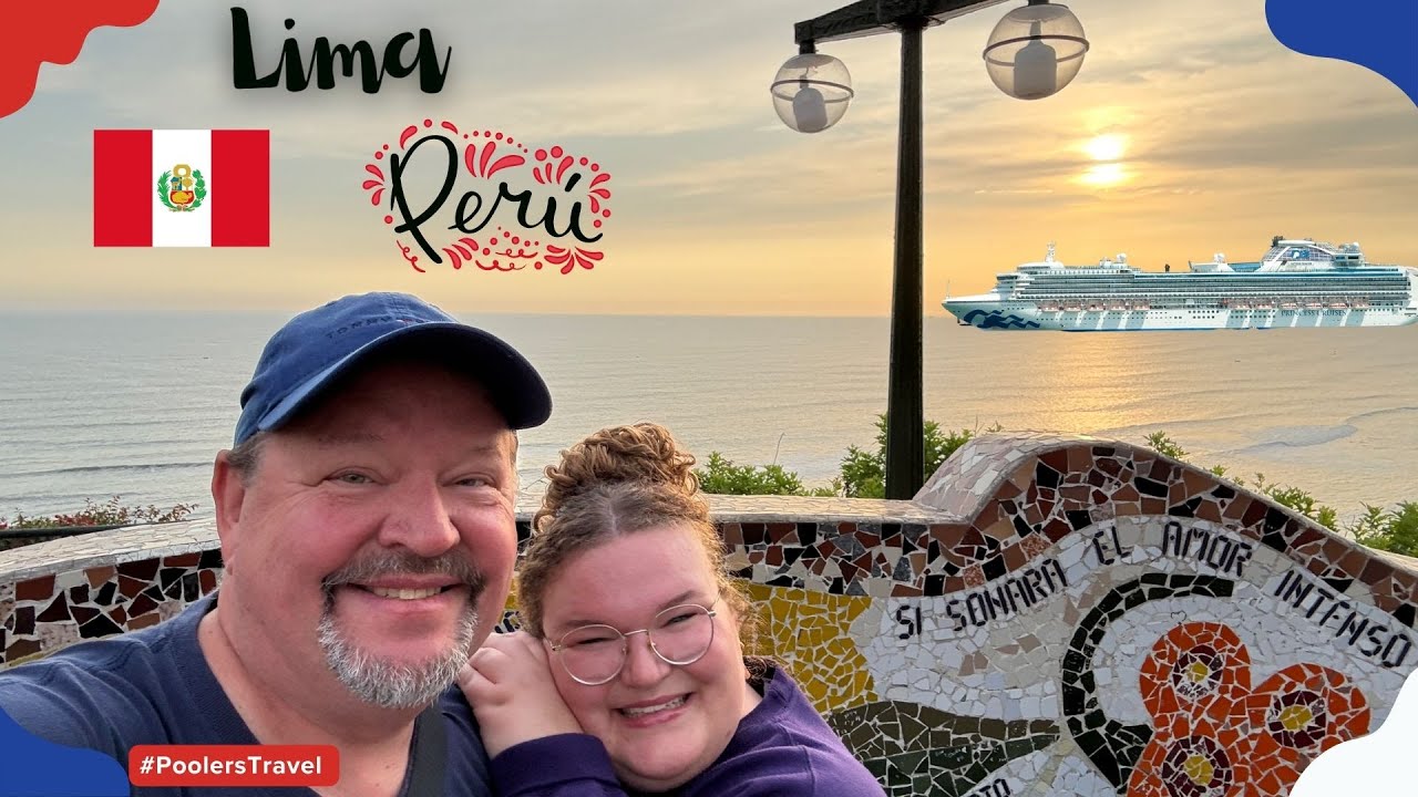 Sapphire Princess South America Cruise, Lima Peru! Reserve Dining Breakfast - Pizzeria for lunch!