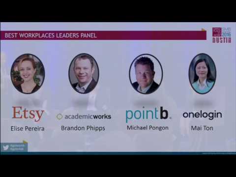 Best Workplaces Panel - Etsy, AcademicWorks, Point B & OneLogin
