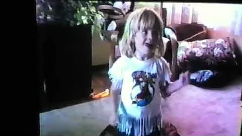 Me singing age 4