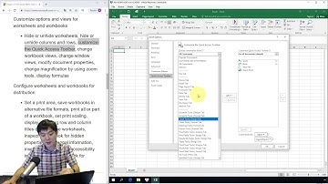 Ôn thi MOS Excel 2016: 1.4.3.  Tùy biến thanh Quick Access (Customize the Quick Access Toolbar)