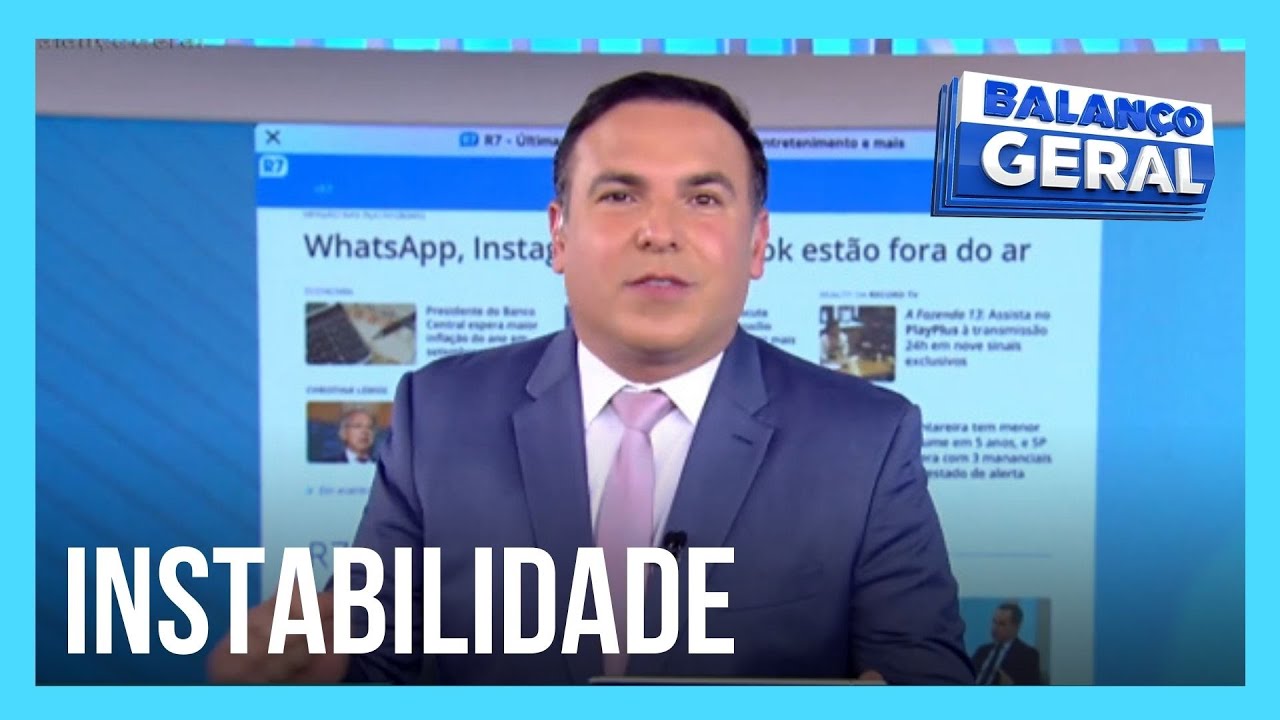 WhatsApp, Facebook e Instagram ficam foram do ar nesta segunda-feira (4)