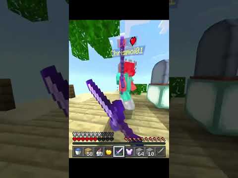 Skywars HIGHLIGHTS | combos | #shorts #minecraft #insane #combo #skywars