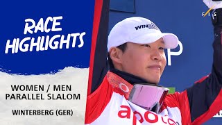 Eye-popping Ledecka and Lee draw the curtain on PSL season | FIS Snowboard World Cup 23-24