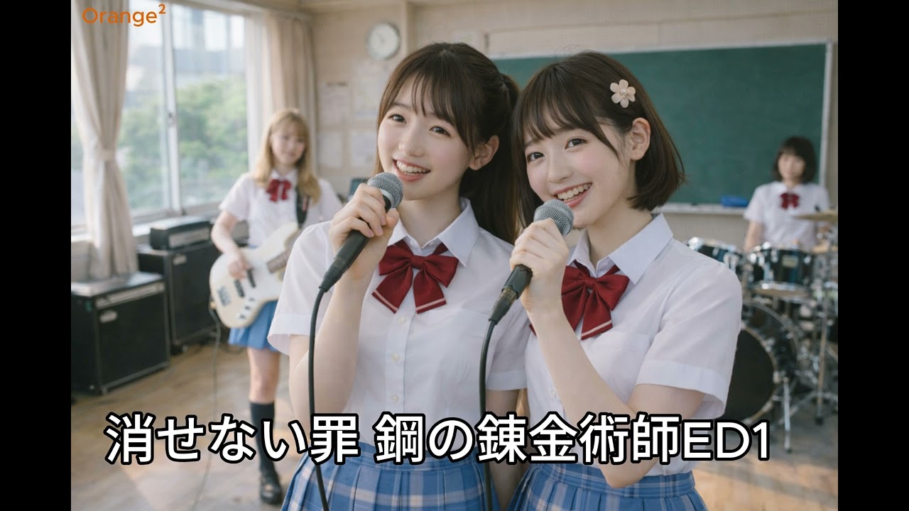 【Orange²】消せない罪 (Kesenai Tsumi)｜鋼之鍊金術師｜雙主唱高中女子樂團風｜北出菜奈｜AI Cover