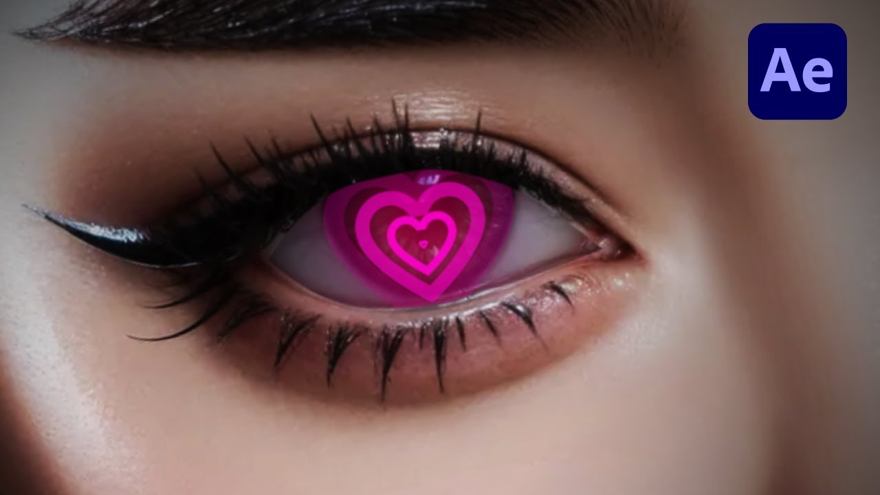 EASY NEON HEART 💓 EYES Animation How To! | After Effects Tutorial - YouTube